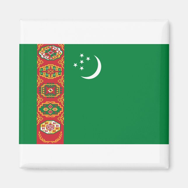 Íman Bandeira do Turquemenistão (Frente)