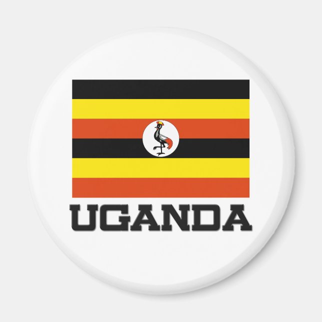 Íman Bandeira do Uganda (Frente)