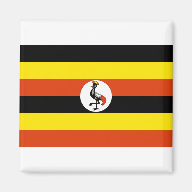 Íman Bandeira do Uganda (Frente)