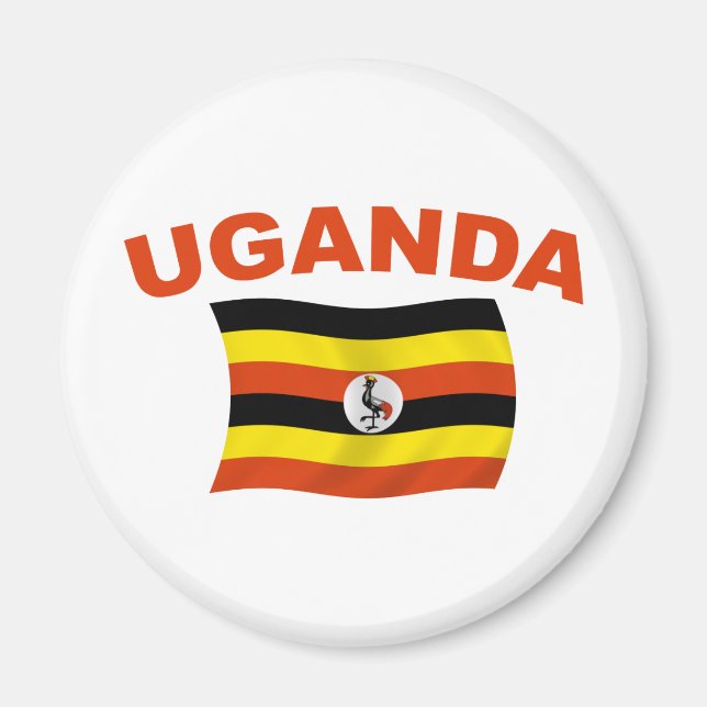 Íman Bandeira do Uganda (Frente)