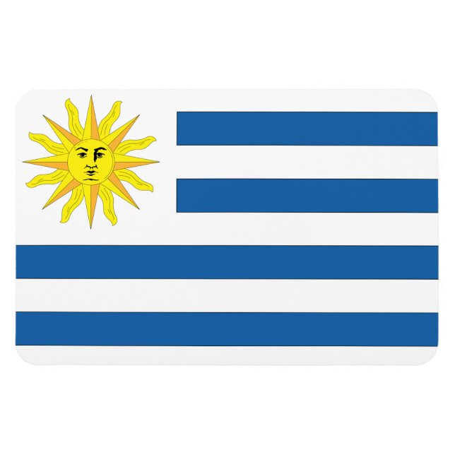 Íman Bandeira do Uruguai (Horizontal)