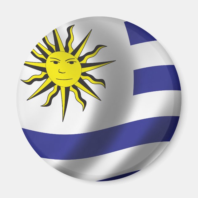 Íman Bandeira do Uruguai (Frente)