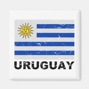 Íman Bandeira do Uruguai Vintage