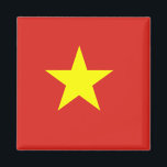 Íman Bandeira do Vietnã<br><div class="desc">Produtos de Sinalizador Mundial Personalizáveis - Sinta-se livre para adicionar seu próprio texto.</div>