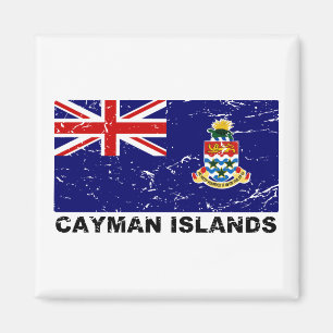 Íman Bandeira do vintage de Cayman Islands