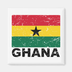 Íman Bandeira do vintage de Ghana