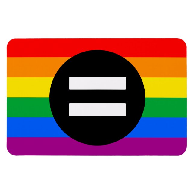 Íman Bandeira dos Direitos Gay (Horizontal)