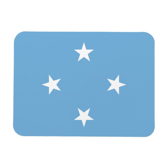 Íman Bandeira dos Estados Federados da Micronésia (Horizontal)