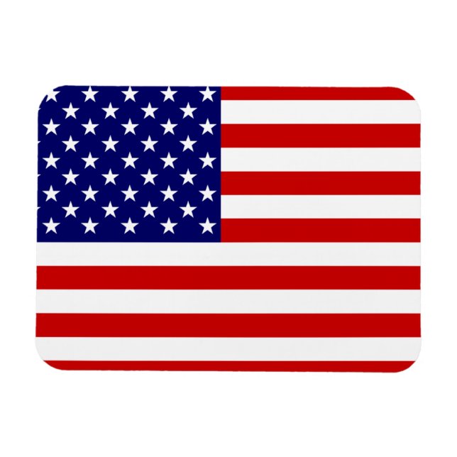 Íman bandeira dos EUA (Horizontal)