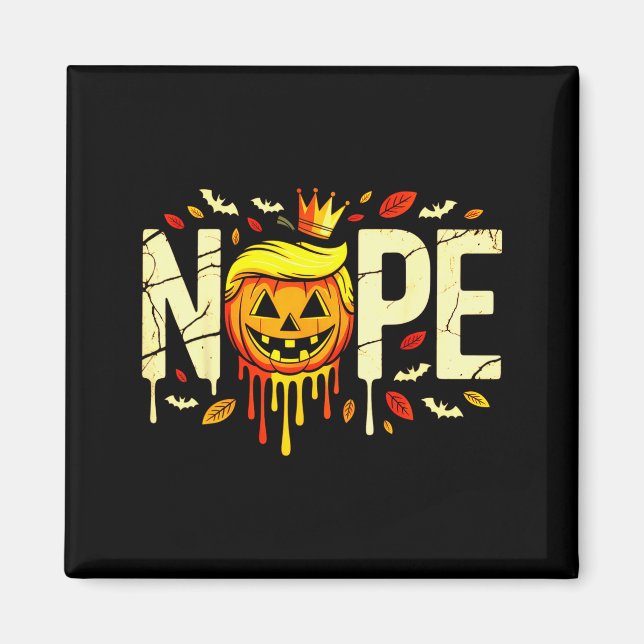 Íman Bandeira dos EUA Desgastada Funny No Kings Hallowe (Frente)