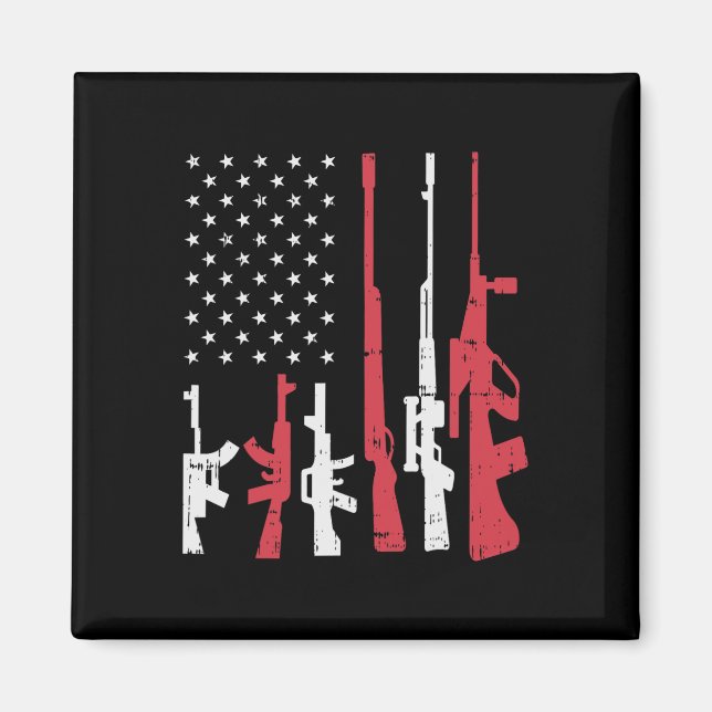 Íman Bandeira Dos Eua Torna Orgulho Americano Engraçado (Frente)