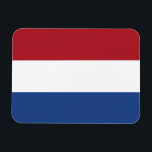 Íman Bandeira dos Países Baixos<br><div class="desc">Bandeira patriótica dos Países Baixos.</div>