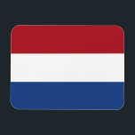 Íman Bandeira dos Países Baixos<br><div class="desc">Bandeira patriótica dos Países Baixos.</div>