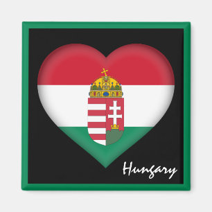 Íman Bandeira e coração húngaros, feriado/esporte na
