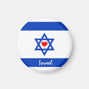 Íman Bandeira e coração israelenses - viagem israelen