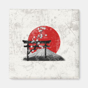 Íman Bandeira e símbolos de Japão ID153