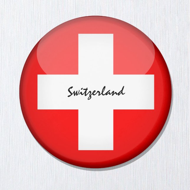 Íman Bandeira e Suiças suíças/fãs desportivos (Criador carregado)