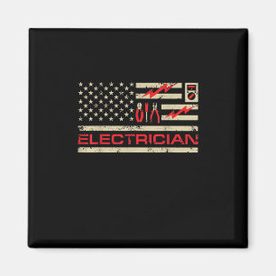Íman Bandeira Eletrônica Americana Patriótica Fars de N