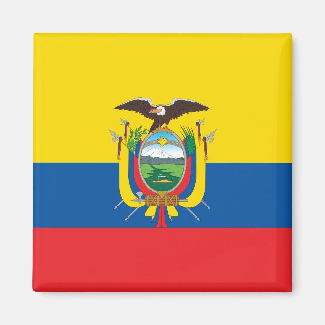 Íman Bandeira Equador (Equador) (Frente)