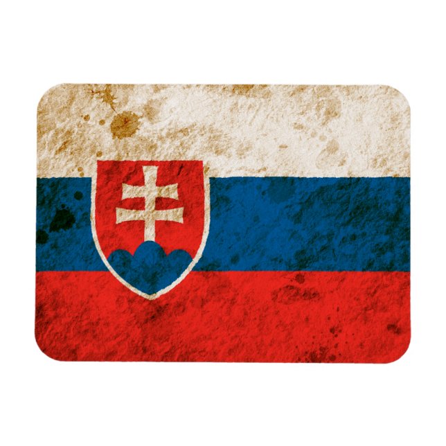 Íman Bandeira eslovaca resistente (Horizontal)