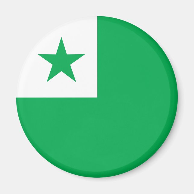 Íman bandeira esperanto (Frente)