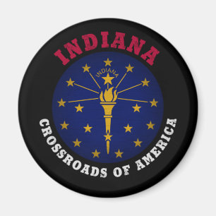 ÍMAN BANDEIRA ESTADUAL INDIANA CROSSROADS