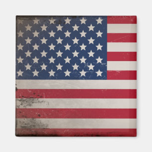 Íman Bandeira EUA Vintage