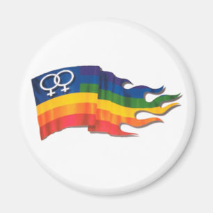 Íman Bandeira fêmea dobro do orgulho