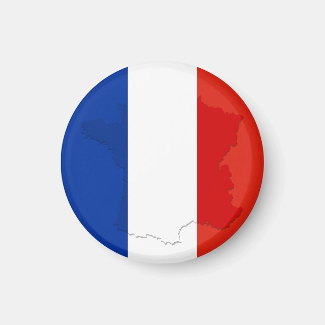 Íman bandeira francesa (Frente)