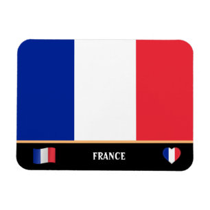 Íman Bandeira francesa e viagem francês / França