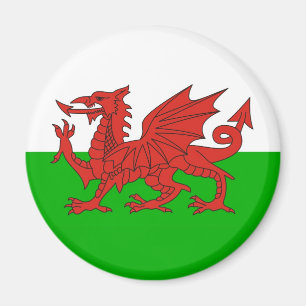 Íman bandeira galês ingleses do dragão do país de wa