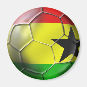 Íman Bandeira ganesa da bola de futebol de Ghana para