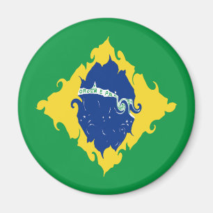 Íman Bandeira Gnarly de Brasil