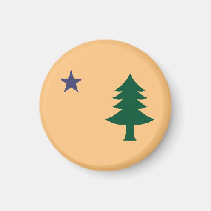 Íman Bandeira histórica do Maine (1901-1909)