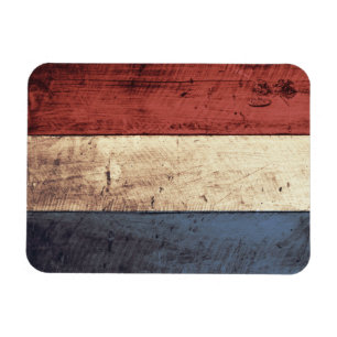 Íman Bandeira holandesa de madeira velha