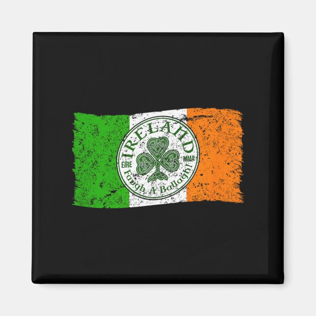 Íman Bandeira Irlanda Éire MMA Faugh a Ballagh (Frente)