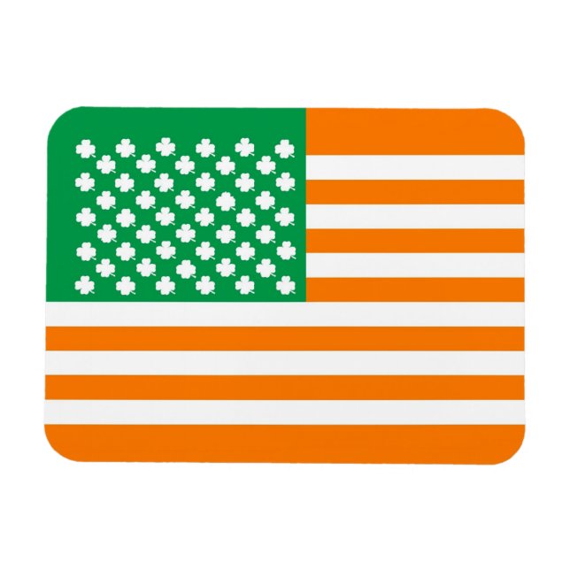 Íman Bandeira irlandesa america (Horizontal)