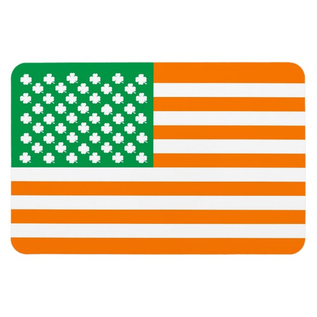 Íman Bandeira irlandesa america (Horizontal)
