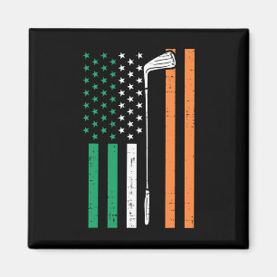 Íman Bandeira Irlandesa dos EUA de Golfe Vintage St Pat