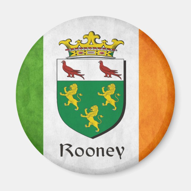 Íman Bandeira irlandesa Rooney (Frente)