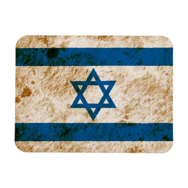 Íman Bandeira Israelita Enroscada (Horizontal)