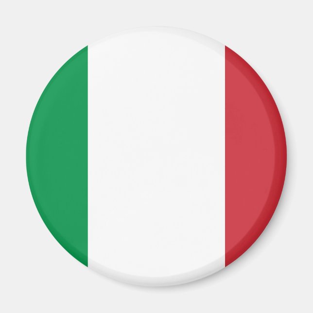 Íman Bandeira italiana - Bandeira da Itália - Itália (Frente)