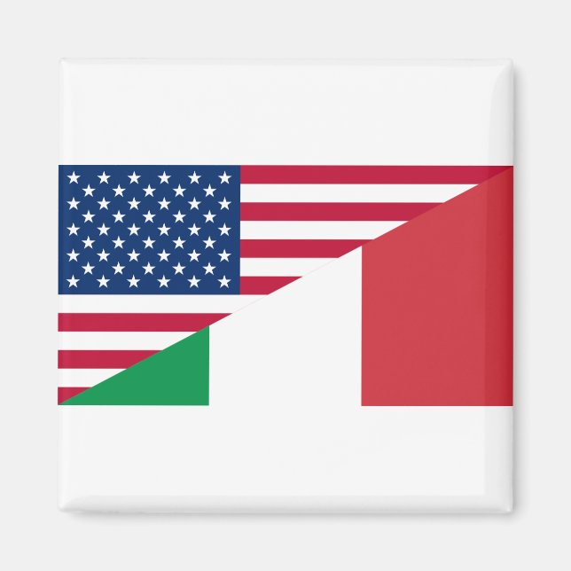 Íman Bandeira italiana do Orgulho Americano, Itália (Frente)