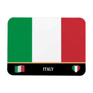 Íman Bandeira italiana e viagem italiano / Itália