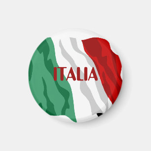 Íman Bandeira italiana "Italia" Frigorífico Magnet