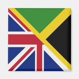 Íman Bandeira jamaicana inglesa | Bandeira Half Jamaica