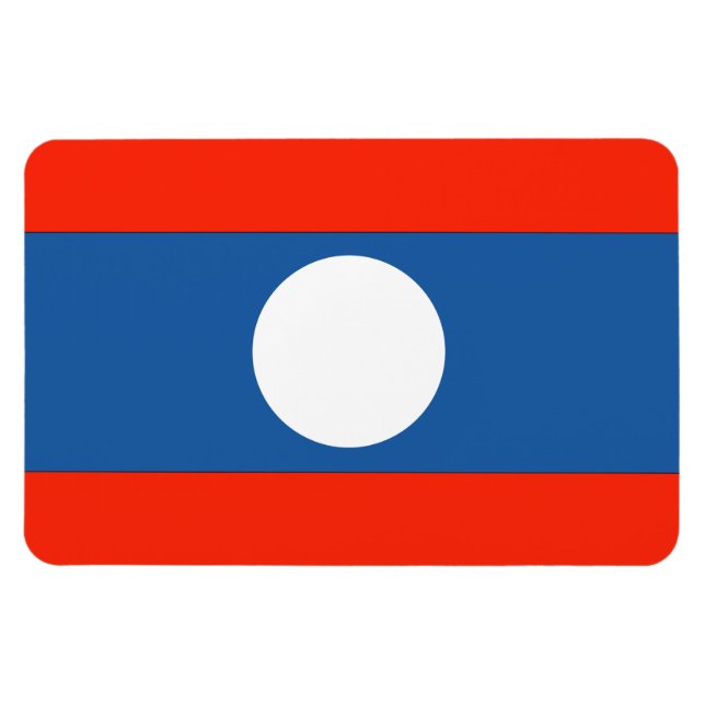 Íman Bandeira Laos (Horizontal)