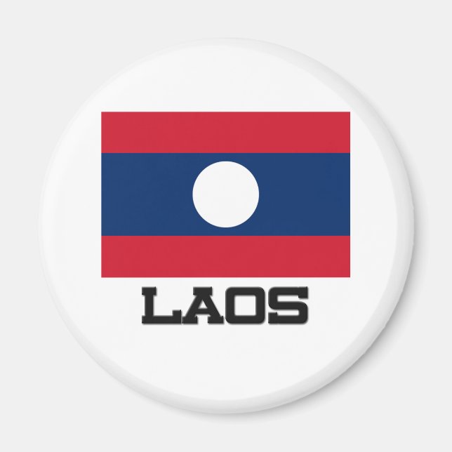Íman Bandeira Laos (Frente)