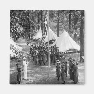 Íman Bandeira-Levantamento da escuteira: 1919