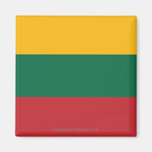 Íman Bandeira lisa de Lithuania